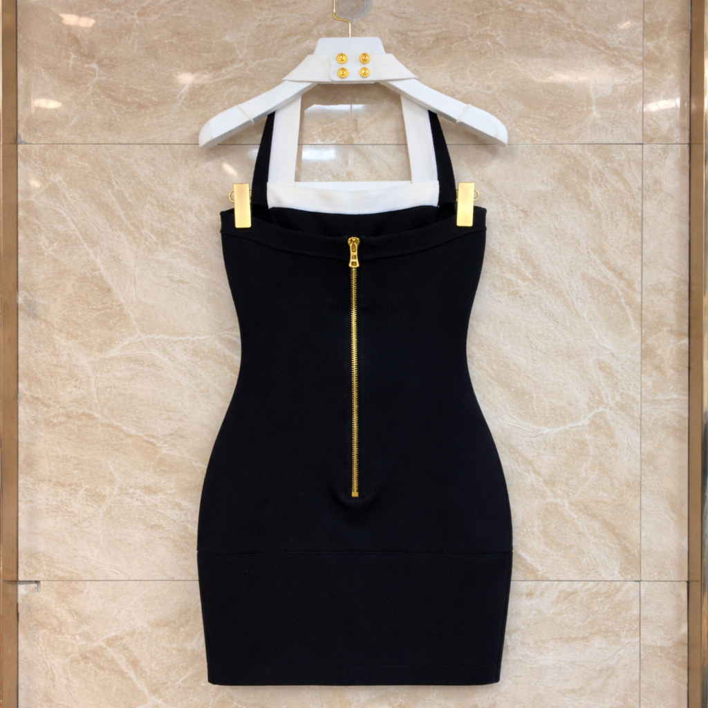 Black Queen Mini Dress