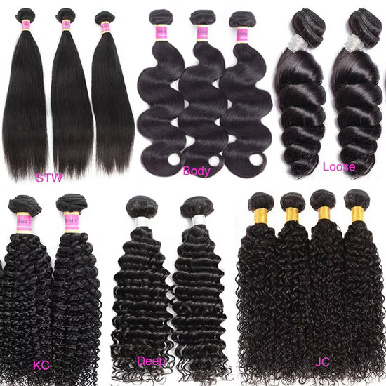 Deal or No Deal Burmese Raw Hair Human Hair Extensions Closure and HD Lace Frontal Brazilian