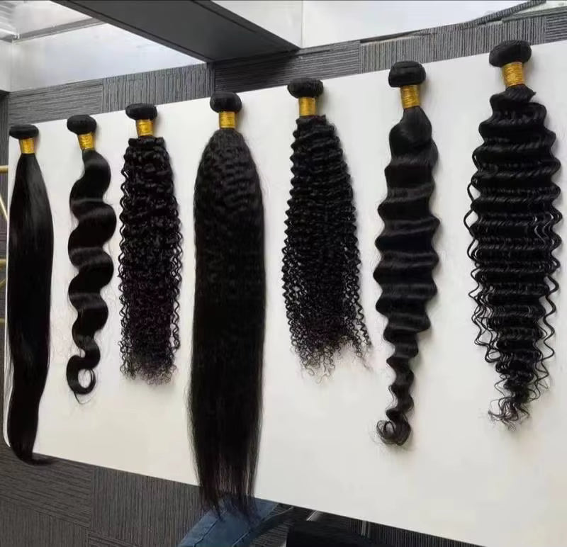 Deal or No Deal Burmese Raw Hair Human Hair Extensions Closure and HD Lace Frontal Brazilian