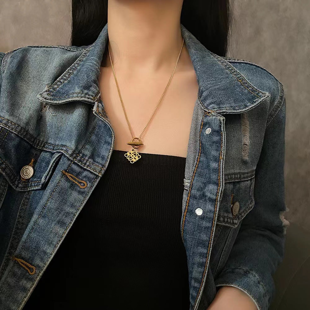 Loewe Anagram Necklace