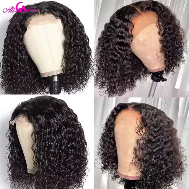 Short Bob Deep Wave 13x6 HD Lace Wig