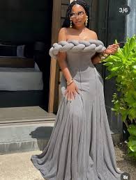 Bella Dress In Gray | kellycouture