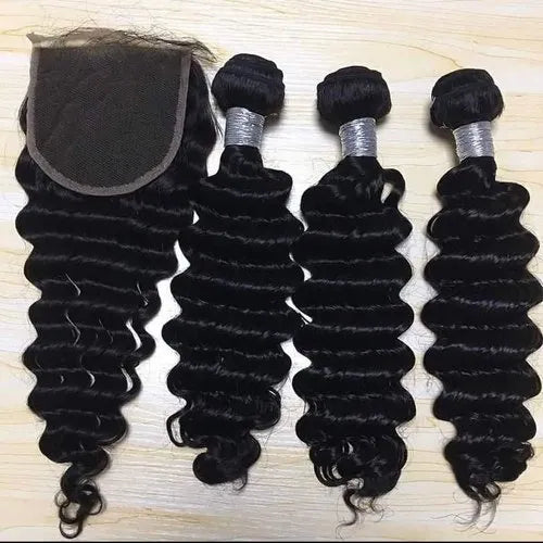 Deal or No Deal Burmese Raw Hair Human Hair Extensions Closure and HD Lace Frontal Brazilian